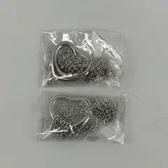 2 Silver Tone Heart Shaped Pendant Necklaces 16" New
