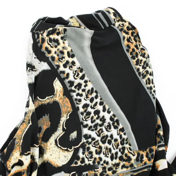 Joseph Ribkoff Jaguar Print Asymmetrical Hem Dress Women's Size 6