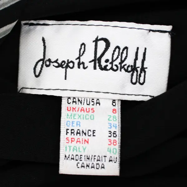 Joseph Ribkoff Jaguar Print Asymmetrical Hem Dress Women's Size 6