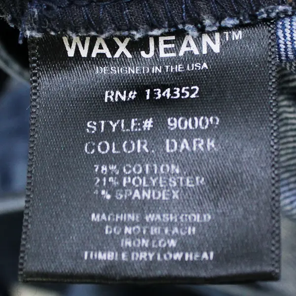 Wax Jean Women's L Medium Wash Stretch Denim Overalls