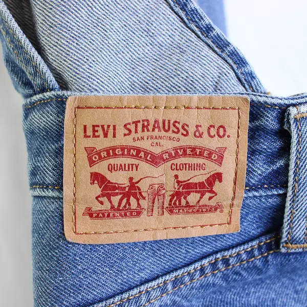 Levi's Women's S Blue Denim Bib Overalls Skinny Leg Distressed