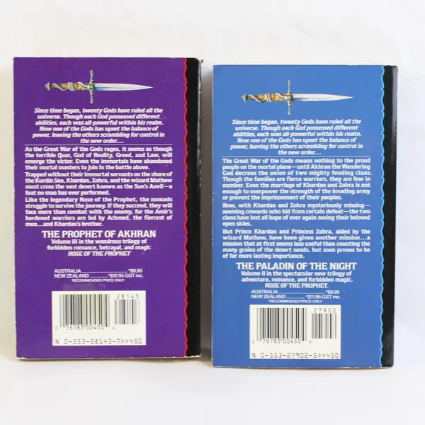 Lot of 2 Rose of the Prophet Series Volume II & III 1989 Paperback Good