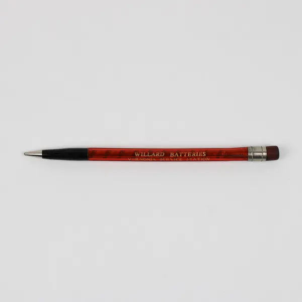 Vintage Mechanical Pencil Willard Batteries Vernonia Service Station Oregon
