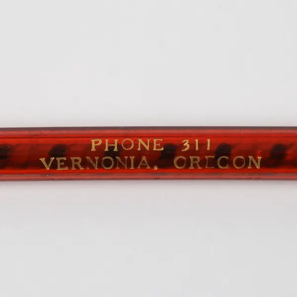 Vintage Mechanical Pencil Willard Batteries Vernonia Service Station Oregon