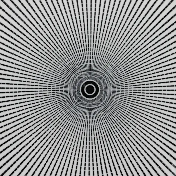 Royal Norfolk Greenbrier International Black & White Dashed Dinner Plate 10.5"