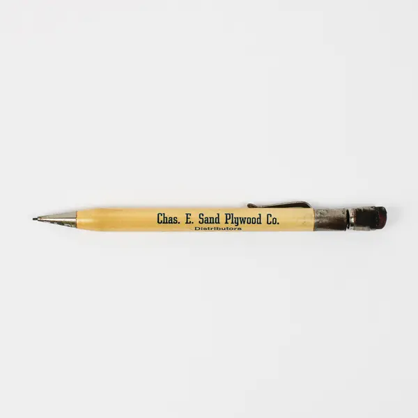 Vintage Mechanical Pencil Chas E Sand Plywood Co Portland Oregon Advertising 