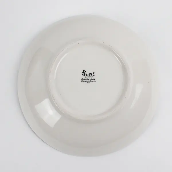 Papart Seramik Hand-Painted Lemon Design Bowl 9"