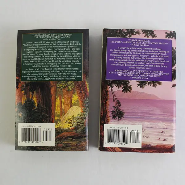 Lot of 2 Katharine Kerr Novels A Time of Omens & Daggerspell 1993 Paperback Good