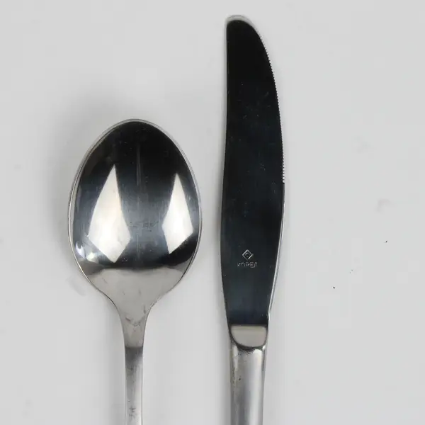 Lot Of 6 Oneida Silver Palisade (Stainless) Flatware Dinner Knives & Soup Spoons