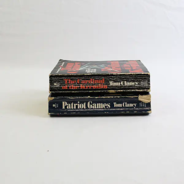 Lot of 2 Tom Clancy Novels Patriot Games & The Cardinal of the Kremlin Paperback