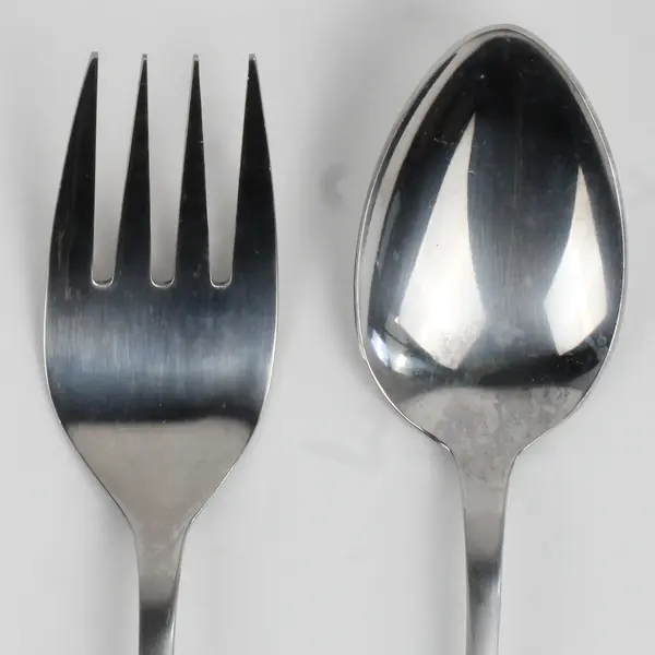 Lot Of 2 Northland (Stainless) Flatware Serving Set (Spoon, Fork)