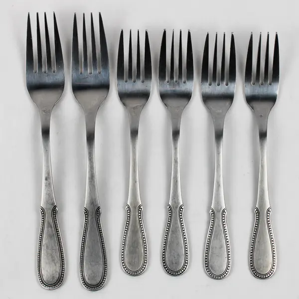 Lot Of 6 Northland (Stainless) Flatware 4 Salad Forks 2 Dinner