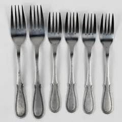 Lot Of 6 Northland (Stainless) Flatware 4 Salad Forks 2 Dinner