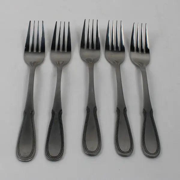 Lot Of 5 Northland (Stainless) Flatware Dinner Forks 7.5" Long