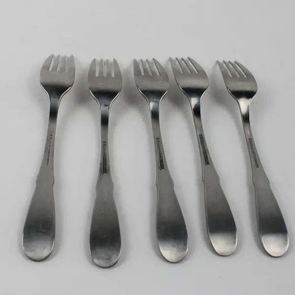 Lot Of 5 Northland (Stainless) Flatware Dinner Forks 7.5" Long