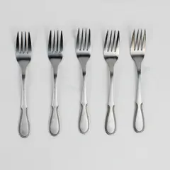 Lot Of 5 Northland (Stainless) Flatware Salad Forks 6.75" Long