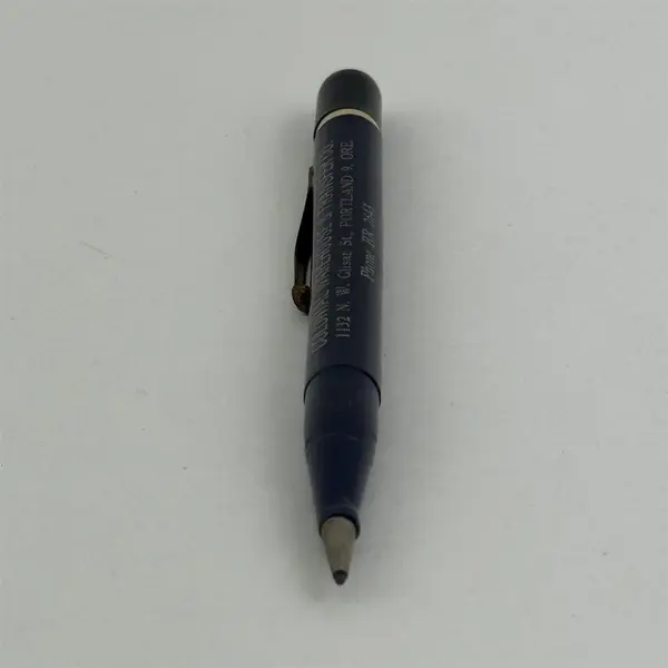 Vintage Mechanical Pencil Colonial Warehouse & Transfer Company Portland Oregon