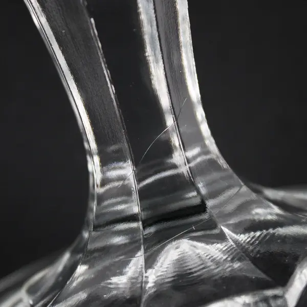 Vintage Indiana Glass Teardrop Pedestal Cake Stand 10.5" FLAWED