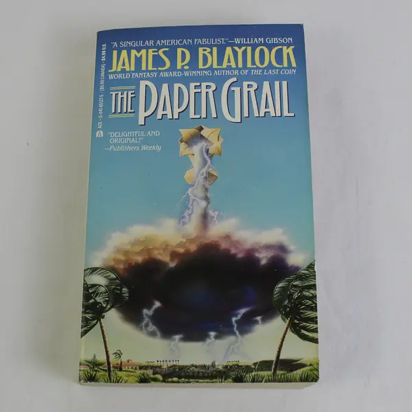 The Paper Grail by James P Blaylock 1992 Paperback Good