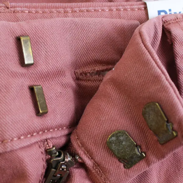 NWT Old Navy Women's 8 Mauve Pixie Tapered Leg Denim Pants