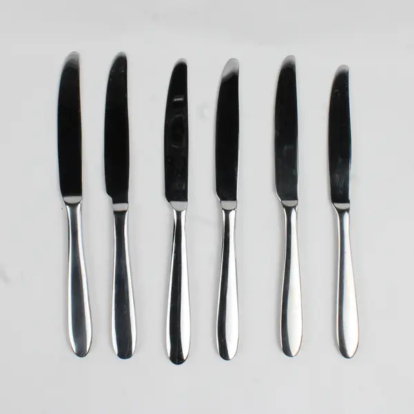 Lot Of 6 Oneida Mooncrest/Jennifer (Stainless) Flatware Dinner Knives 9.75"