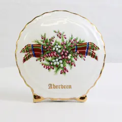 Vintage Liverpool Road Pottery Aberdeen Scotland Souvenir Pocket Vase 4-3/4"