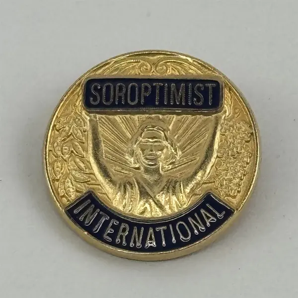 Vintage Gold Tone Soroptimist International Pin