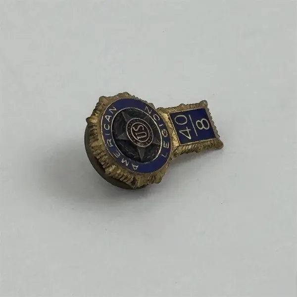 Vintage American Legion Lapel Pin with 40/8 Tab Screw Back 