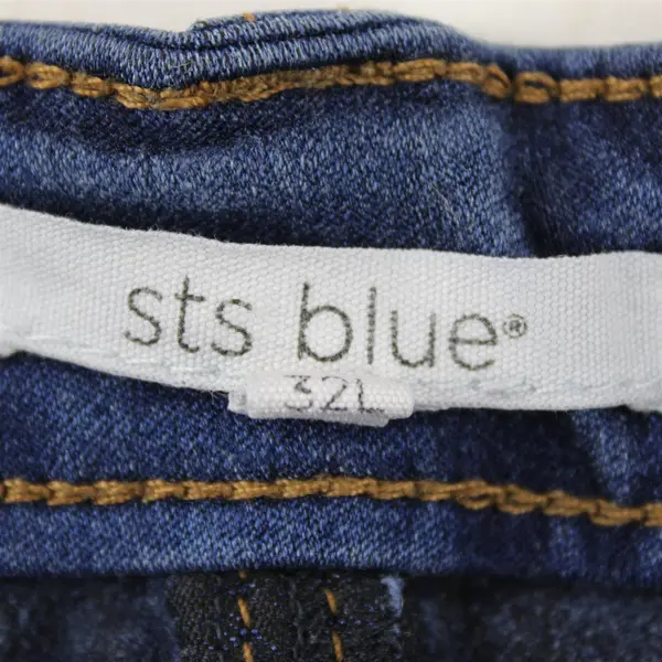 STS Blue Women's 32L Skinny Stretch Denim Jeggings - Dark Blue