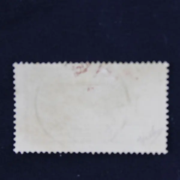 France Alexandria Egypt 1 Franc Stamp Used Canceled