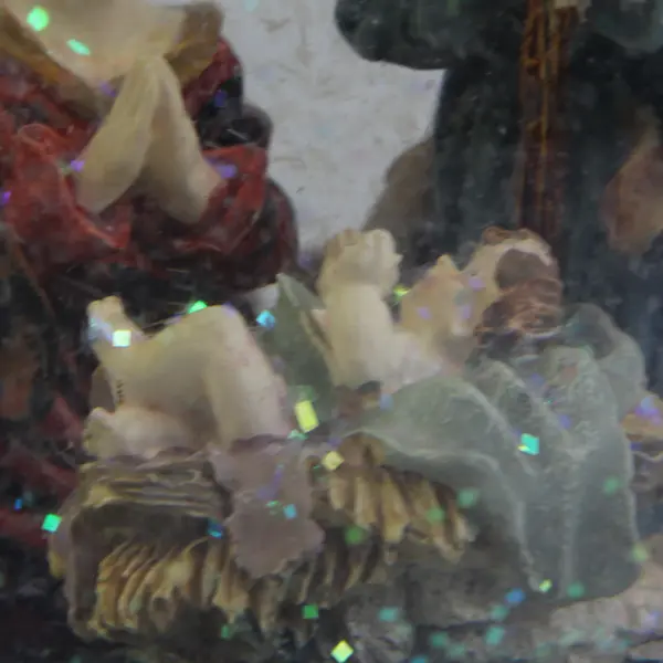 Christmas Nativity Scene Wind-Up Musical Snow Globe 6.5"