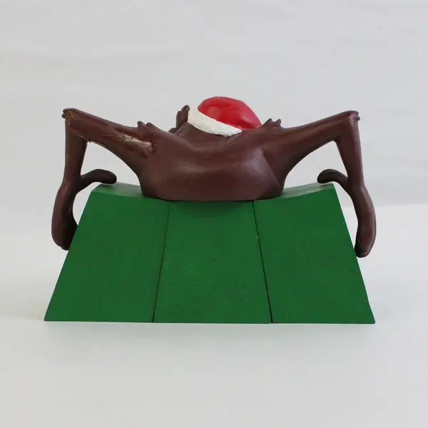 Vintage 1997 Warner Brothers Taz Tasmanian Devil Christmas Shelf Sitter