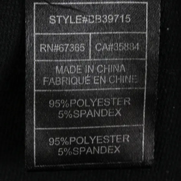 BB Dakota Women's M/L Black Stretch Pencil Skirt with Full Zipper Detail