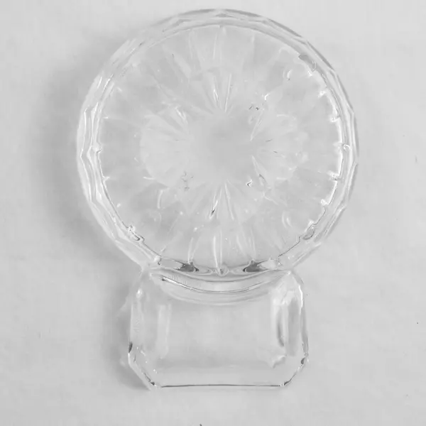 Set of 2 Godinger Shannon Crystal Coasters with Spoon Rests