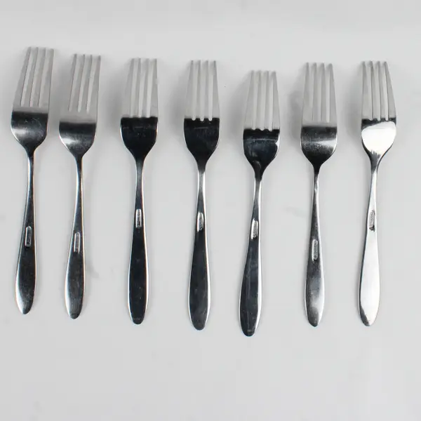 Lot Of 7 Oneida Mooncrest/Jennifer (Stainless) Flatware Dinner Forks 8.25" Long