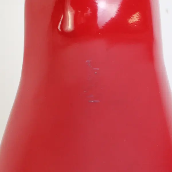 Project 62 Modern Red Ceramic Bird Figurine 7.5"x8"