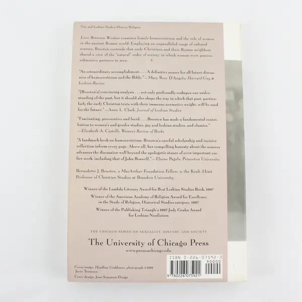 Love Between Women Early Christian Responses to Female Homoeroticism Brooten