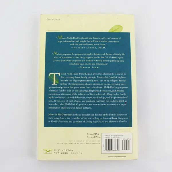 You Can Go Home Again  Reconnecting with Your Family Monica McGoldrick 1997
