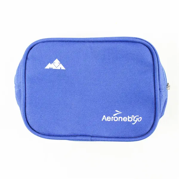 Blue Medical Carry Case Makeup Organizer Travel Pouch Small