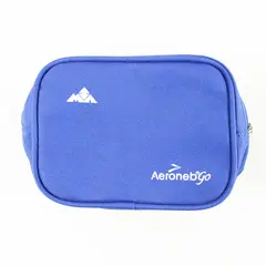 Blue Medical Carry Case Makeup Organizer Travel Pouch Small