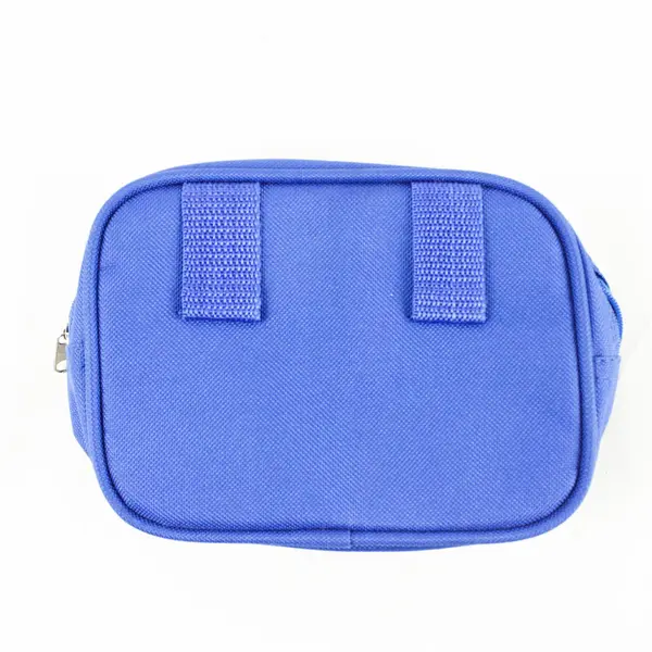 Blue Medical Carry Case Makeup Organizer Travel Pouch Small