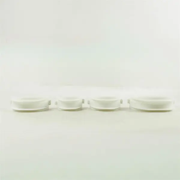 Lot of 4 Medium White Plastic Dumpling Presses Open Box New