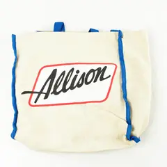 50th Heli-Expo 1998 Allison Blue White Canvas Tote Bag Shoulder
