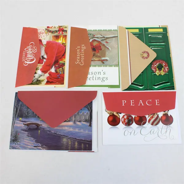 Lot of 20 Christmas Holiday Greeting Cards with Envelopes