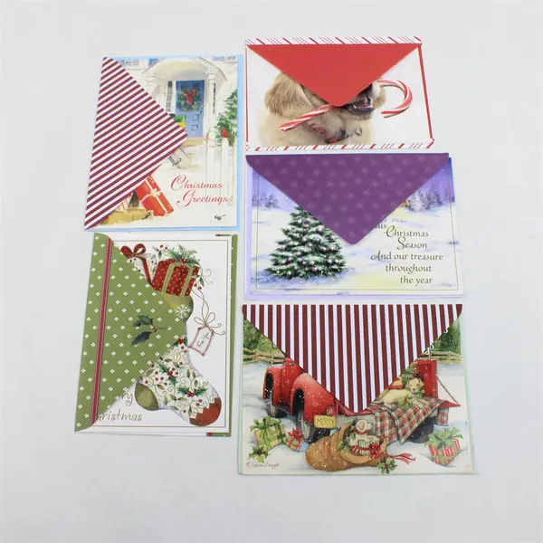 Lot of 20 Christmas Holiday Greeting Cards with Envelopes