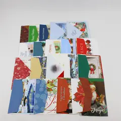 Lot of 20 Christmas Holiday Winter Greeting Cards with Envelopes
