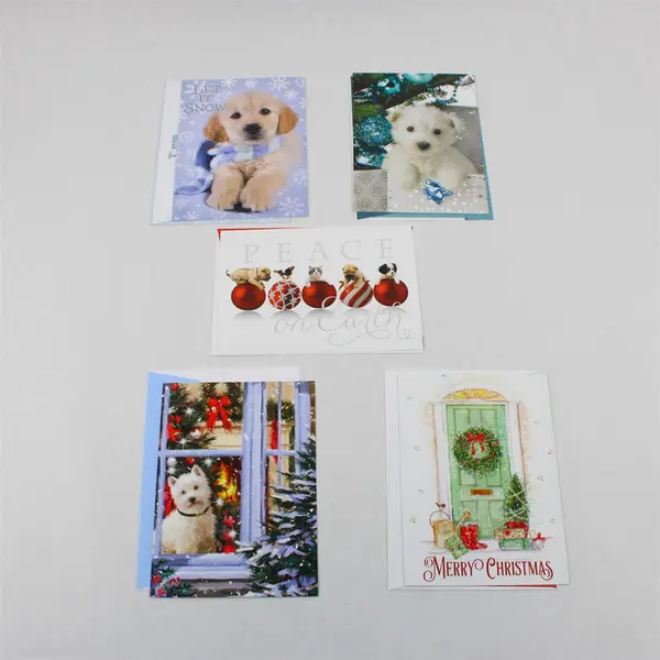 Lot of 20 Christmas Holiday Winter Greeting Cards with Envelopes