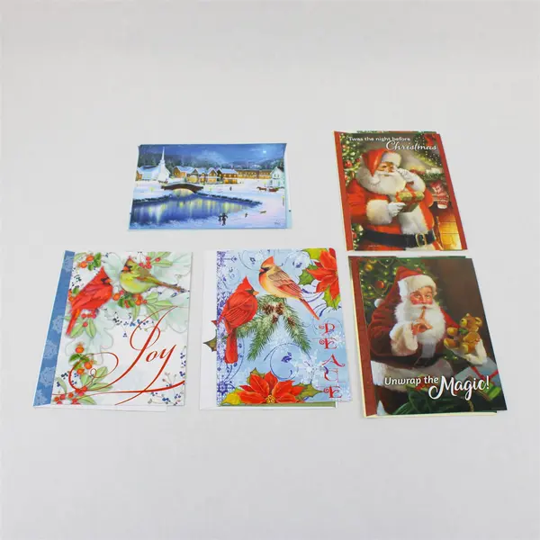 Lot of 20 Christmas Holiday Winter Greeting Cards with Envelopes