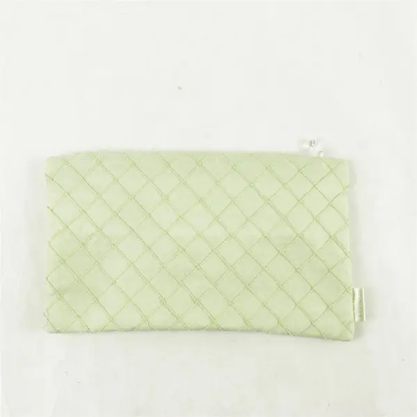 Crabtree & Evelyn Light Green Toiletries Bag Toile Pattern Zip Pouch