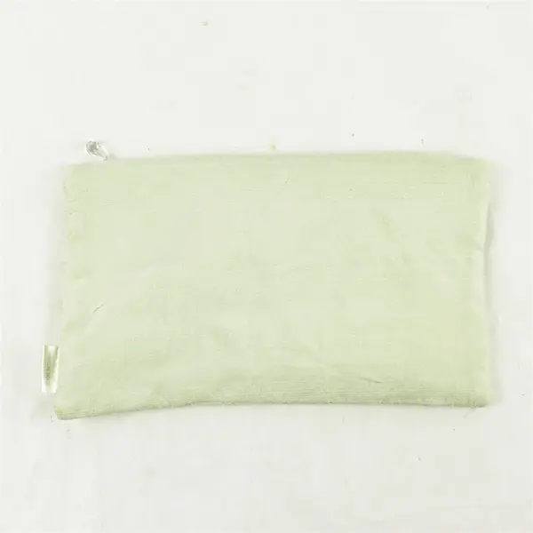 Crabtree & Evelyn Light Green Toiletries Bag Toile Pattern Zip Pouch